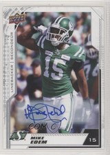 2020 Upper Deck CFL Auto Mike Edem #53 Auto 2b2
