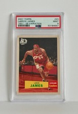 2007-08 Topps LeBron James 1957-58 Variation PSA 9 MINT
