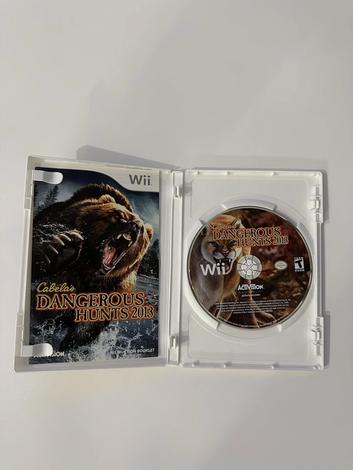 Cabelas Dangerous Hunts 2013 Nintendo Wii Complete With Manual CIB - Image 3 of 4