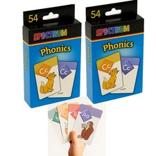 2 Pack ABC Learning Flash Cards Toy for Kids Ages 4 Numbers Colors Letter Game