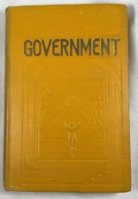 Government by J. F. Rutherford - 1928 Watchtower Bible Society Hardcover