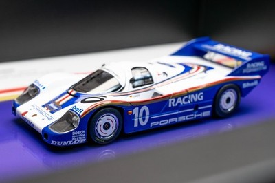 3D Frame Model Diecast Car Wall Art 1:43 Porsche 956 #2 J Mass