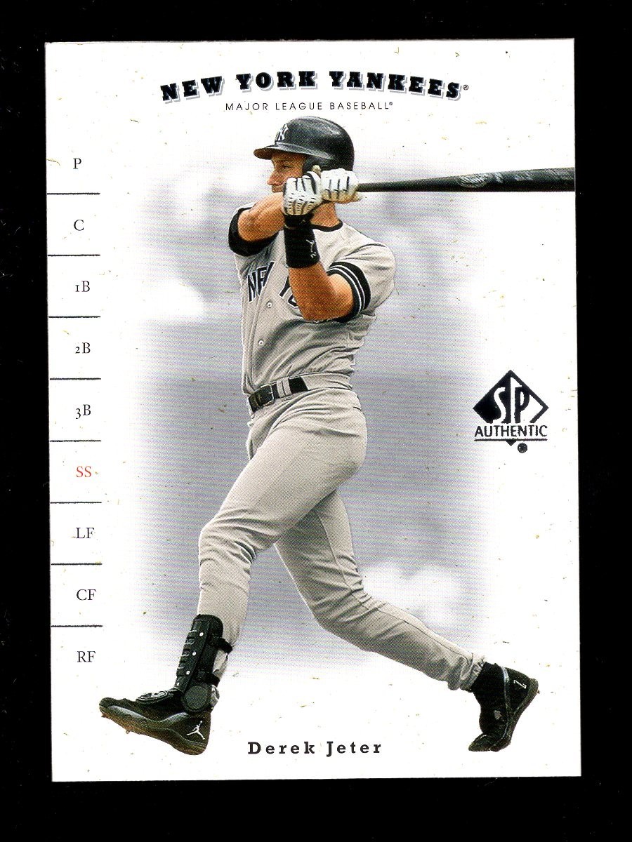 2001 SP AUTHENTIC #36 DEREK JETER YANKEES