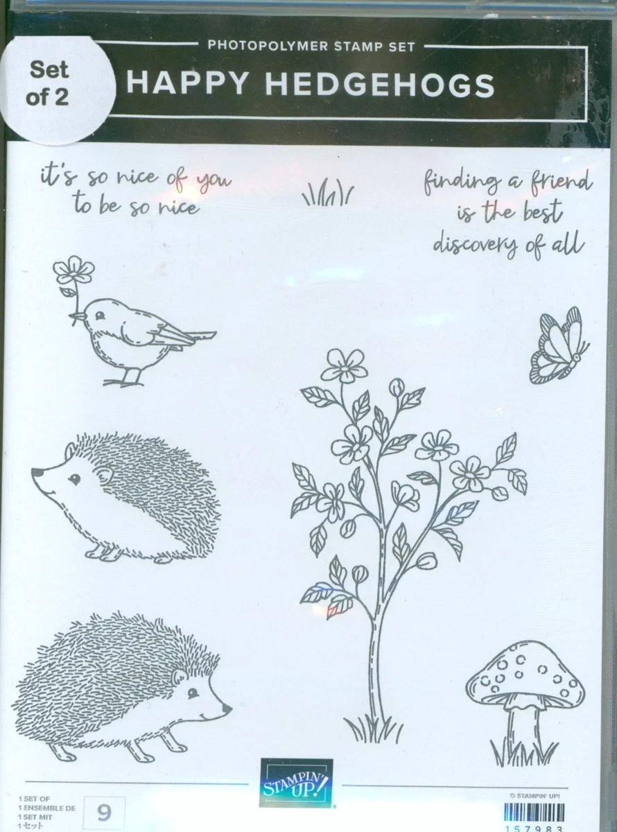 未使用　スタンピンアップ　happy hedgehogs セット Stampin Up Hedgehog for sale | eBay
