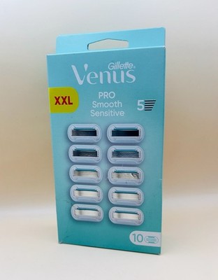 10er Pack Gillette Venus Pro Smooth Sensitive Rasierklingen empfindliche Haut
