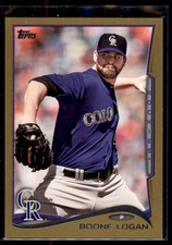 2014 Topps Update Gold Boone Logan #US-275 Colorado Rockies #1780/2014