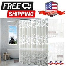 Shower Curtain Liner, 4G PEVA Shower Liner, Plastic Waterproof Shower Curtain...