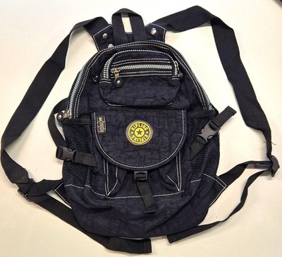 Top Kipling Rucksack Schwarz Damen Herren wandern Outdoor style Backpack Tasche 