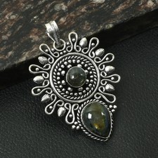 Labradorite Gemstone Ethnic Handmade Pendant Jewelry For Women 2.32