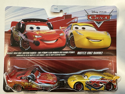 Disney Pixar Cars Metal - Headset Crew Chief McQueen and Rusteze Cruz Ramirez