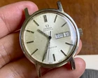 Vintage 1970’s OMEGA  Geneve Day/Date Automatic 166.0117 Men’s 35mm Watch - RUNS