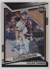 2022 Panini Elite Extra Edition Signatures Logan Tanner #55 Auto 12bz