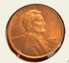 1949-D Lincoln Wheat Cent Penny GEM RED BU From an Original Bank Roll