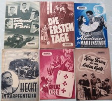 Alte DDR Filmprogramme der 50er Jahre