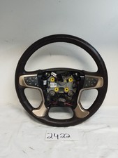 2015-2020 Gmc Yukon Denali Cocoa Steering Wheel Oem 84483788