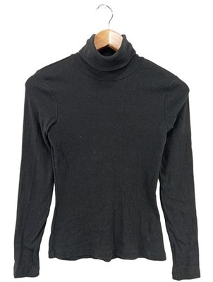 EVEN&ODD Rollkragenshirt Damen Shirt Gr. DE 34 schwarz Casual-Look