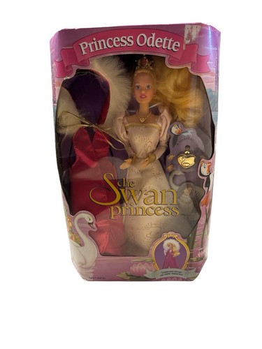 Tyco 3205 SWAN PRINCESS ODETTE 12" Doll Orig Box 1994 Rose Cape