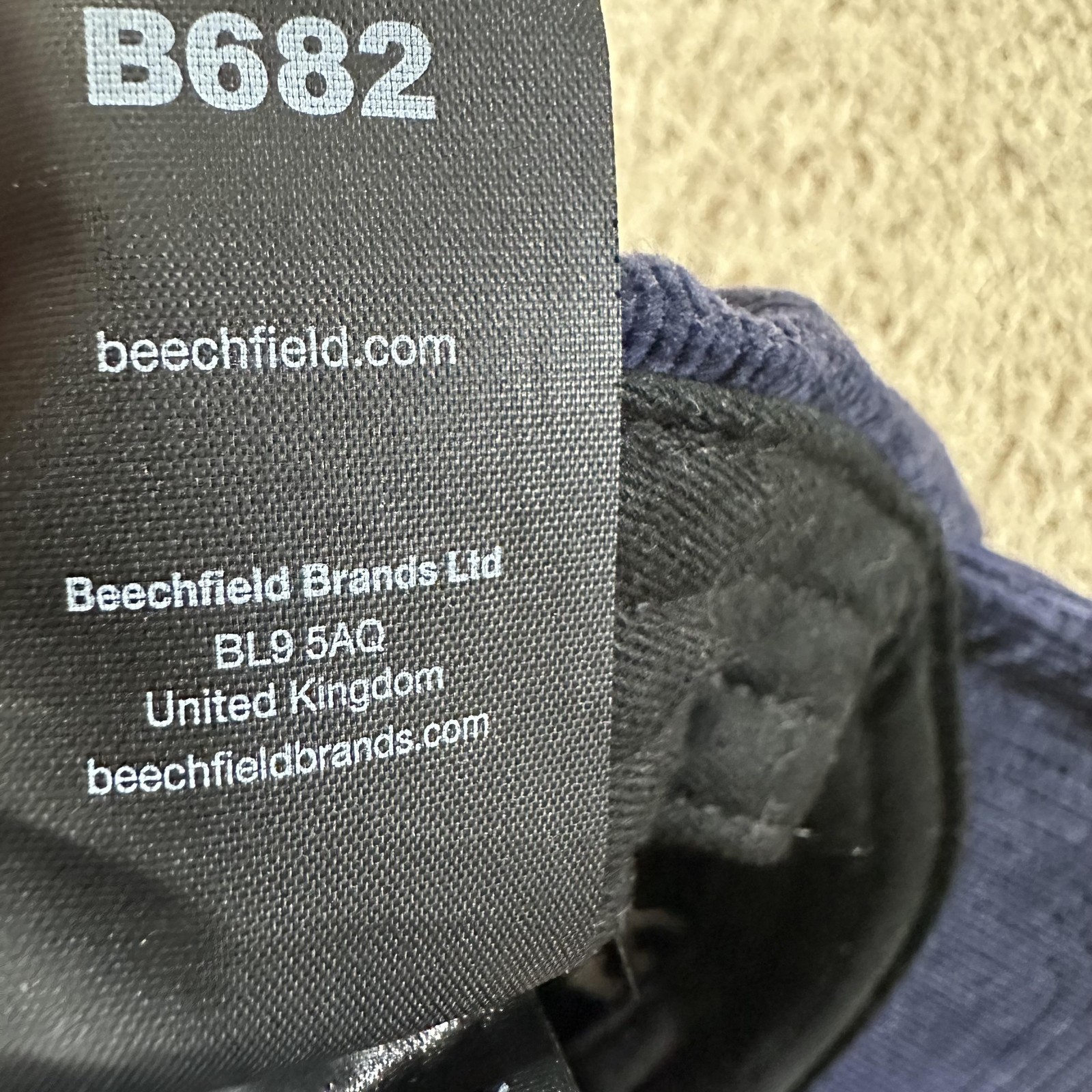 Beechfield Alien Logo Hat Cap Strap Back Navy Cor… - image 10