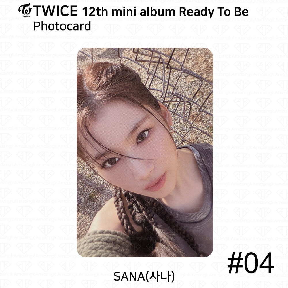 TWICE 12th Mini Album Ready To Be Photocard Message Card Poster