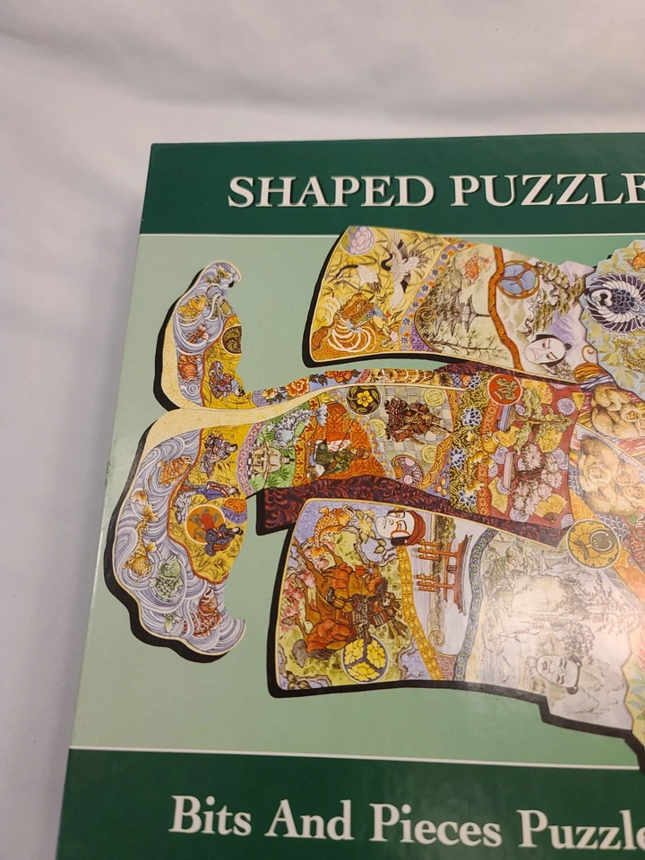 Bits And Pieces Shaped Puzzle #18-0649 Geisha 600 pieces USA - Used - Image 2 of 4