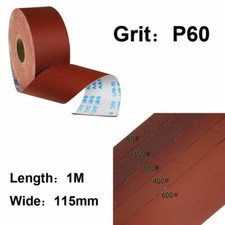 60-1000Grit Emery Cloth Sandpaper Roll Polishing Aluminum Oxide Abrasive Paper