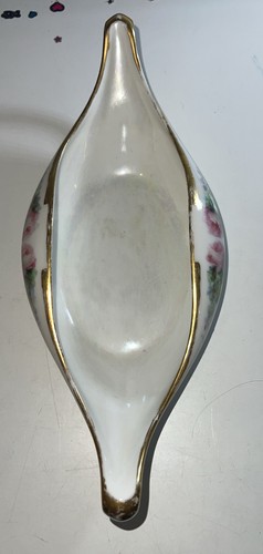 Set Of 3 Limoges 2 Floral Serving Platters And 1 Gravy Boat - Picture 7 of 11