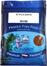 AQUADIP FROZEN Cyclops 500g BULK PACK FISH FOOD TROPICAL FRESHWATER Marine Feed