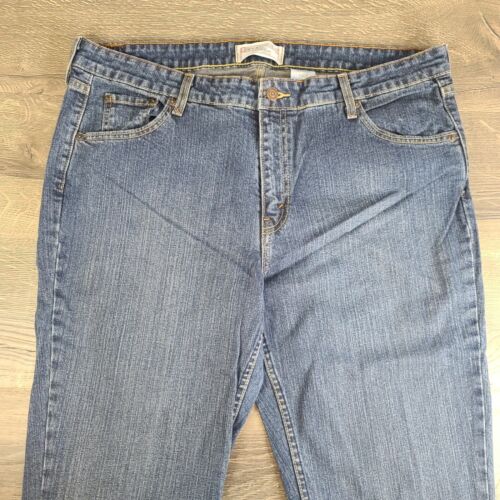 Levi&#039;s Strauss Signature Stretch Low Rise Bootcut Misses 18 Mid Blue Jeans