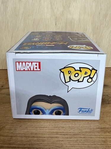Funko Pop! #1083 Ms. Marvel Traje Azul Marvel Bobblehead en Caja - Imagen 5 de 6