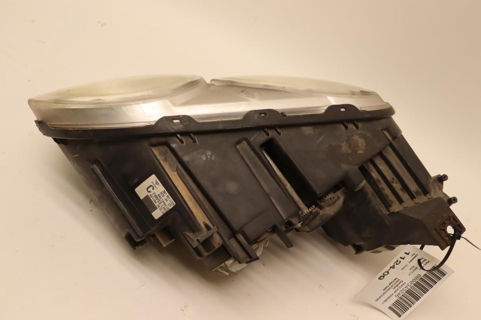 2003-2007 BENTLEY CONTINENTAL GT FRONT RIGHT PASSENGER HEADLIGHT HEADLAMP OEM
