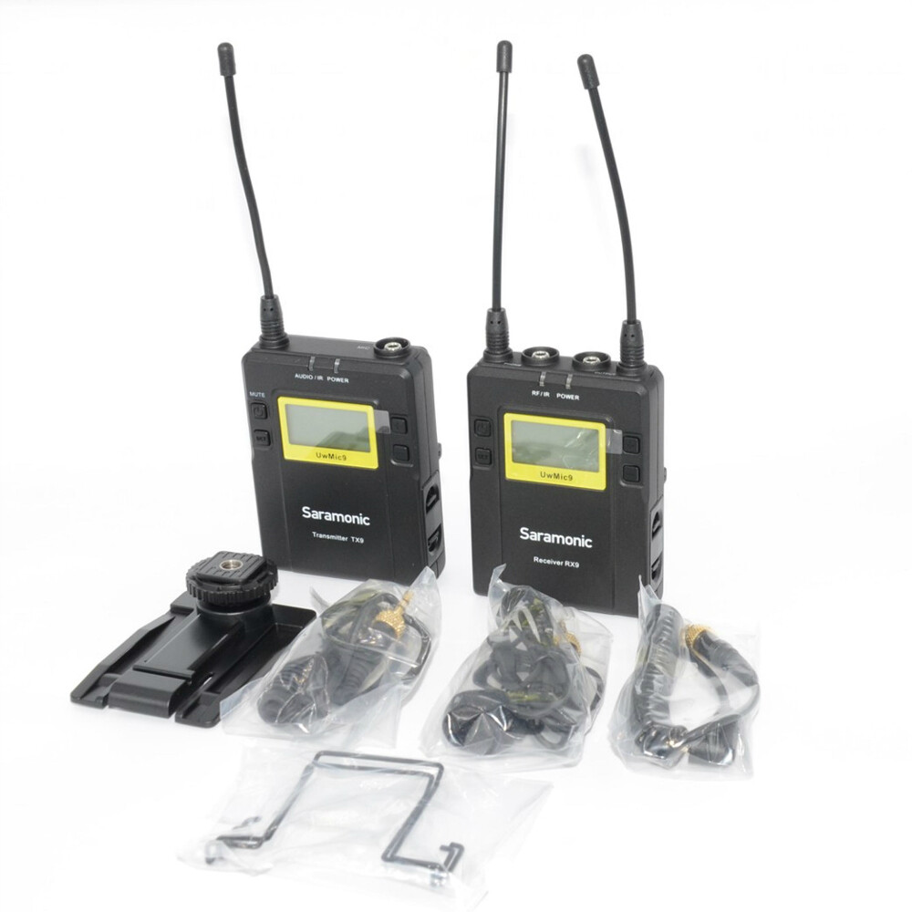 Saramonic UwMic9 (RX9+TX9) Broadcast UHF Wireless Lavalier