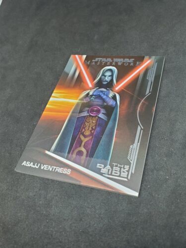 Star Wars Topps Masterwork 2019 The Dark Side Card Foil /299 DS-7 Asajj Ventress - Picture 1 of 2