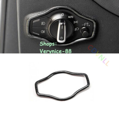 Function Control Button Frame Trim 1PCS Fit For Audi Q5 2009-2017 Black Titanium