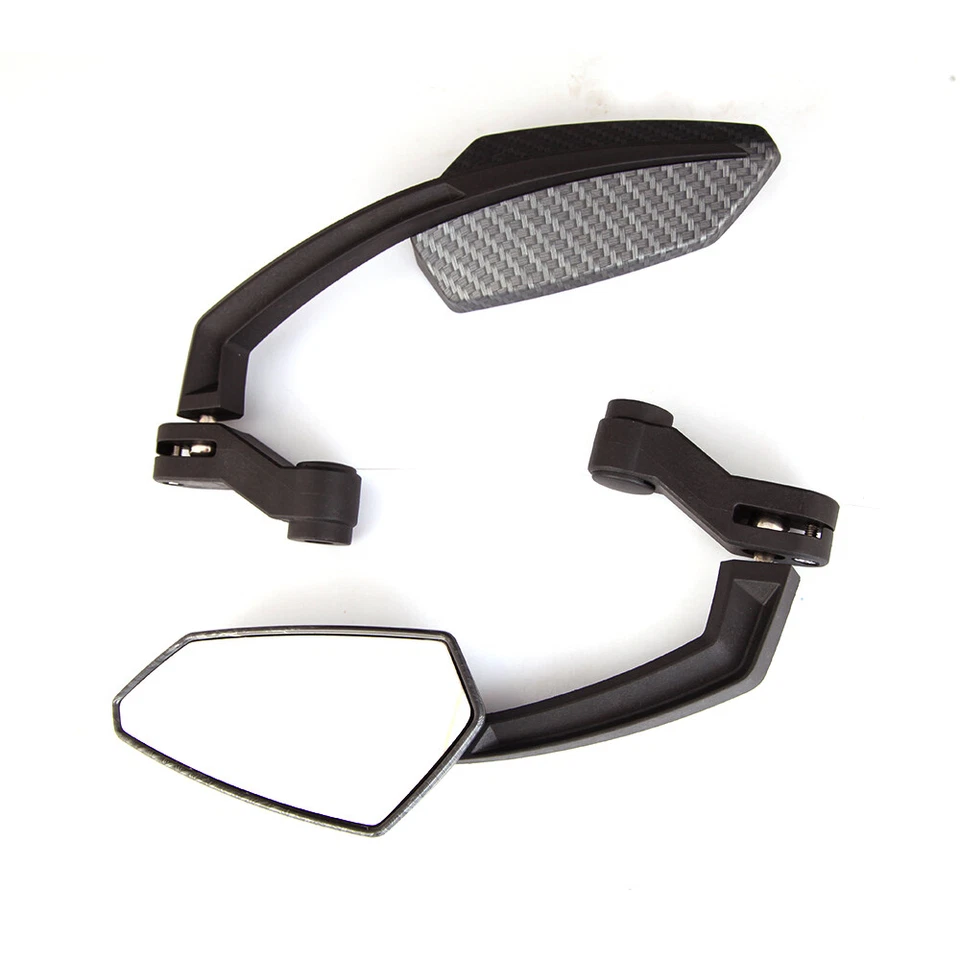 For Yamaha MT09 MT07 MT03 MT125 900 Tracer Rearview Side Mirrors Carbon Fiber - Image 3 of 4