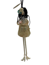Katherine's Collection Fancy Lady Ornament Long Dangly Legs w/ Tag