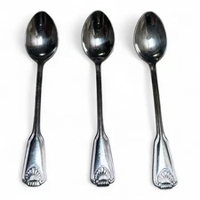 3 Bon Chef Shell Teaspoons 16.10 Flatware