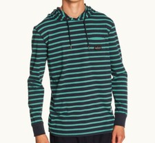 QUIKSILVER Men's ZERMET L/S Hooded Shirt - BYP3 - Large - NWT