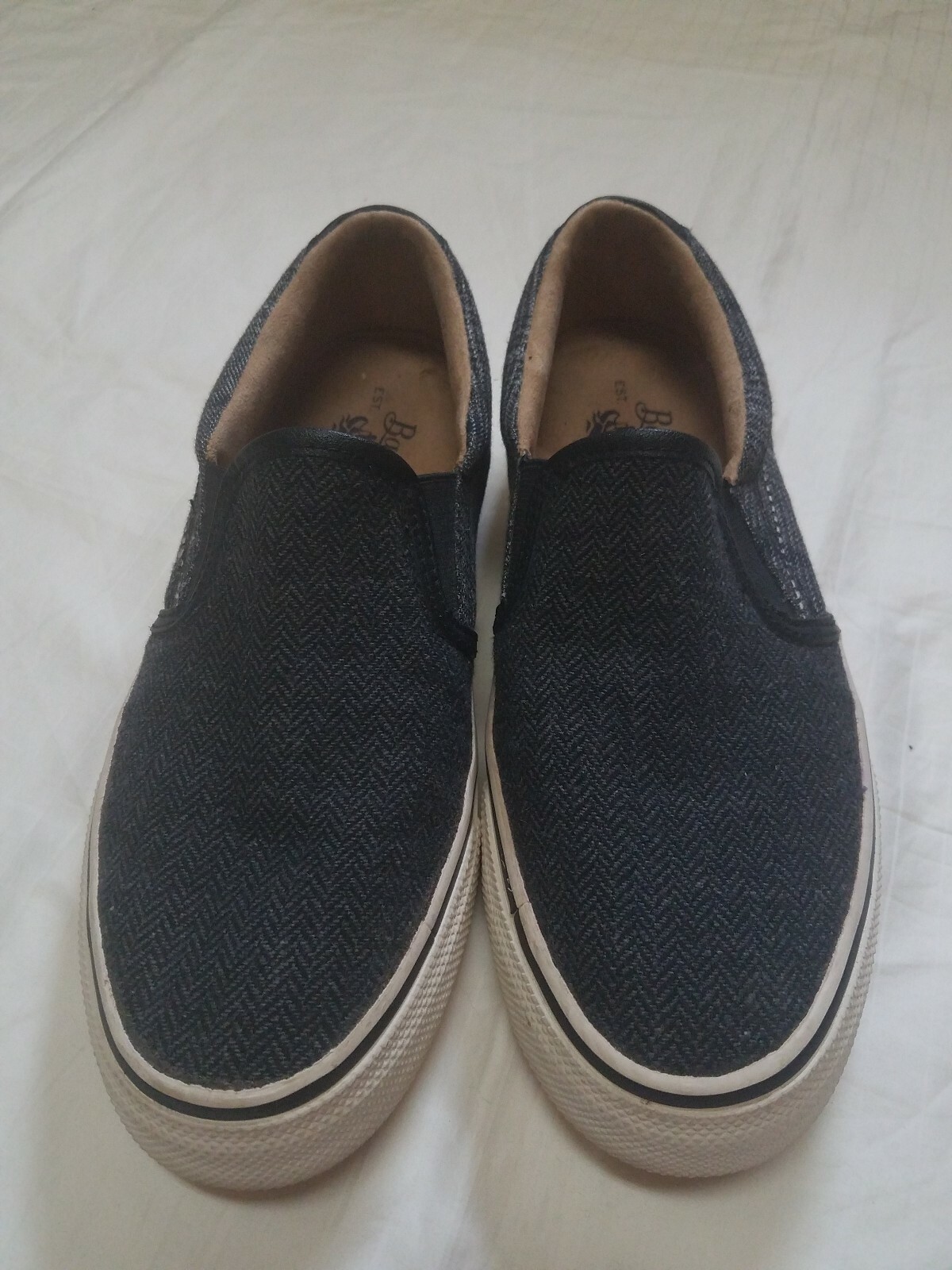 Men's Bass Pilot F16 Gray And Black Shoes Size 7 Shi… Gem