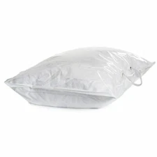 4 PACK Clear Plastic Pillow Carry Storage Bag / Carrier with Handles 70x50cm