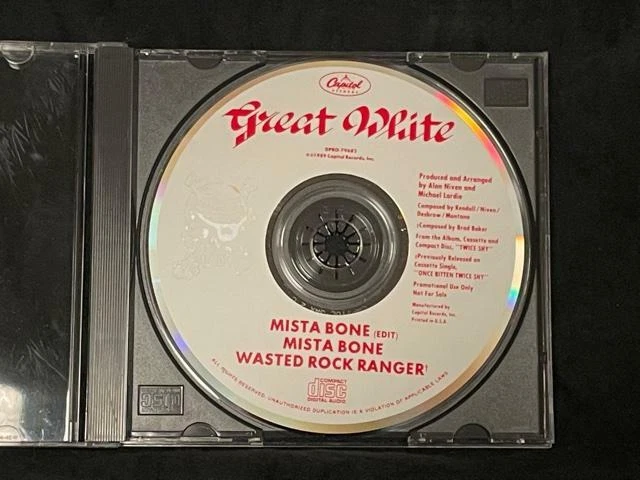 Great White Mista Bone Promo CD DPRO-79682 Twice Shy Album Heavy Metal - Image 2 of 2