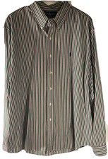 Vintage Polo Ralph Lauren Button Down Shirt Custom Fit Men  s Size XXL Multicolor