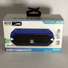 Altec Hydrajolt Water Dust Shock Proof 16hr Battery Wireless Speaker Blue New