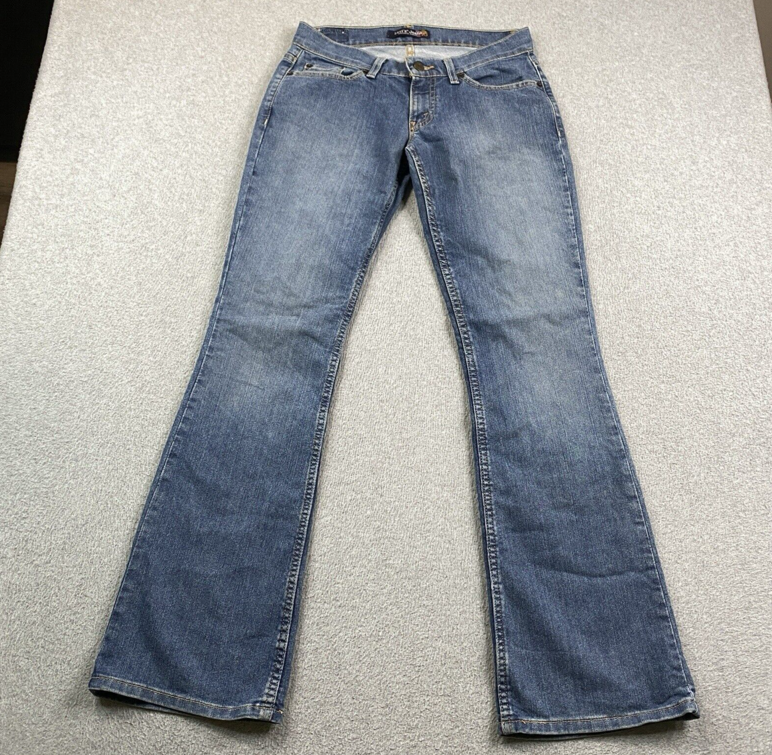 Levis  Jeans Womens 5M 30x32 Low Rise Bootcut Stretch Denim Western Cowboy