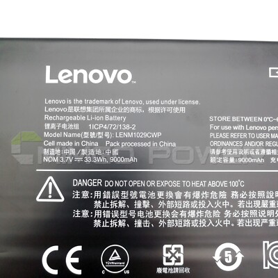 New Genuine LENM1029CWP Battery for Lenovo IdeaPad Miix 310-10ICR