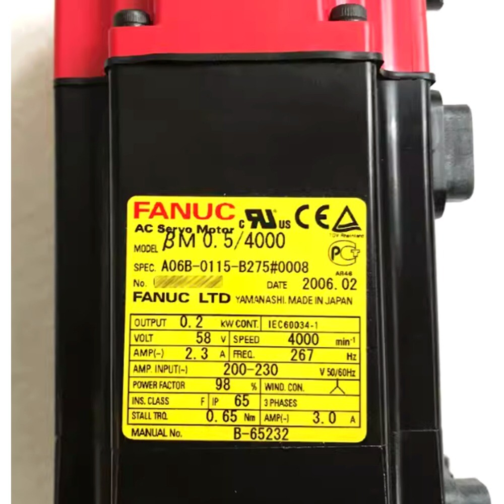 NEW FANUC Servo Motor A06B-0115-B275#0008 – Srithai NEW FANUC Servo Motor A06B-0115-B275#0008 – Srithai