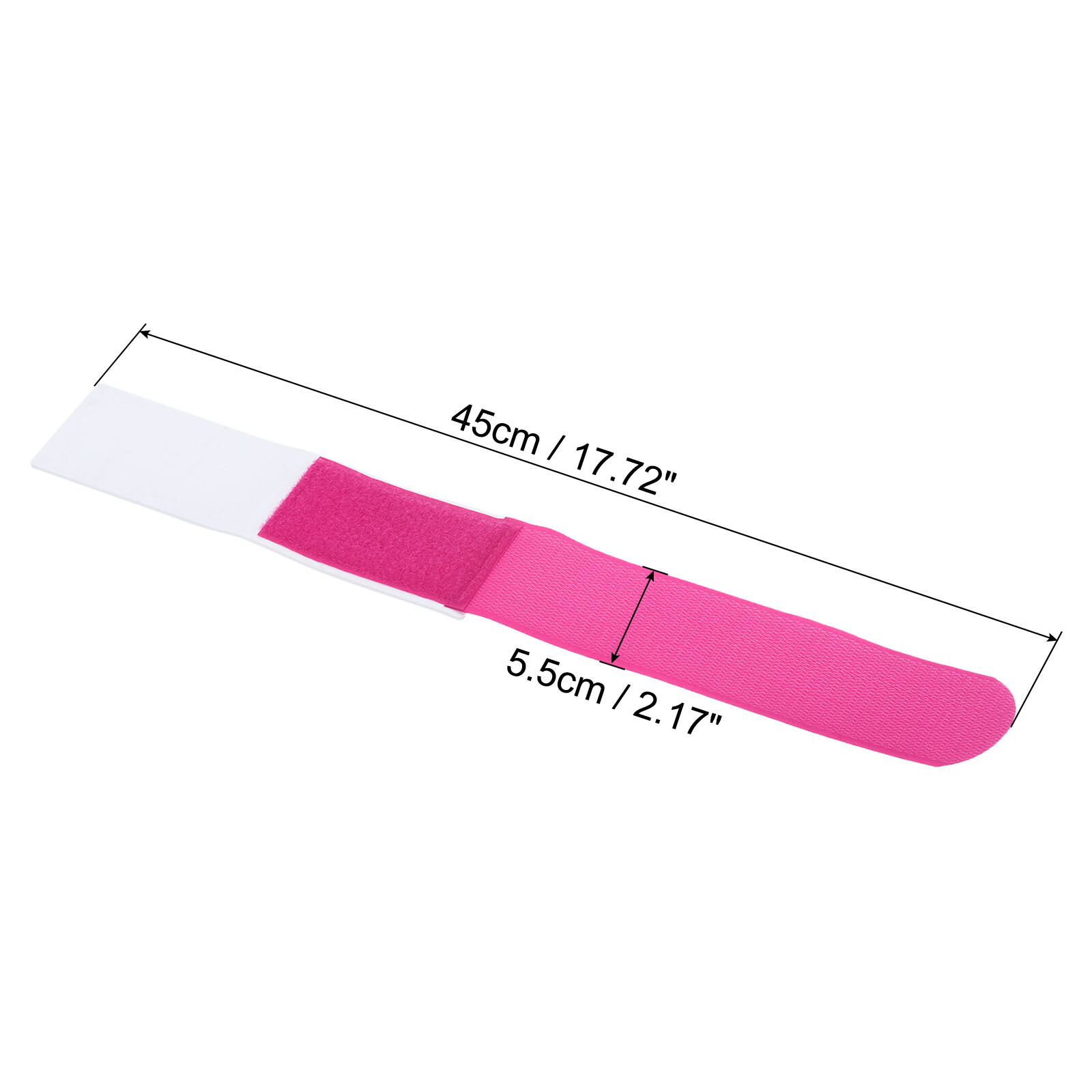 SALOMON Cinghia Porta Sci 45cmx5 5cm Confezione da 6 Cinghia per Scarponi da Snowboard Rosso Rosa