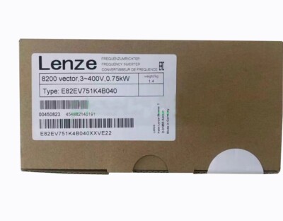 E82EV751K4B040 NEU LENZE E82EV751_4B040 Frequency Inverter 8200 Vector 0.75kW