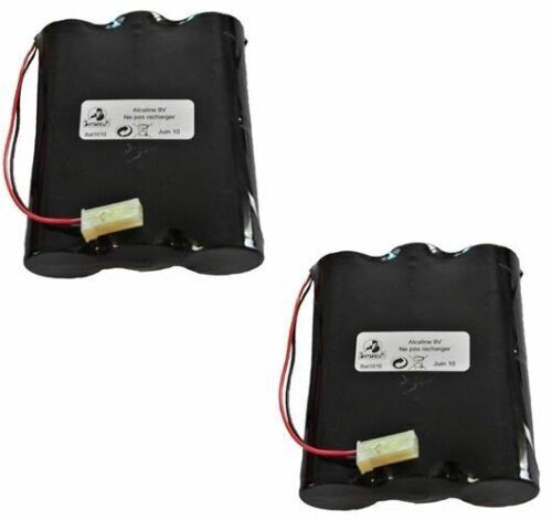 Batterie Panasonic 9V 12Ah Allarme Silentron 861010 861093 - Set 2 Pezzi