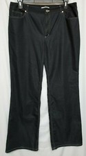 T Tahari Light Weight Black Pant Size 16 Black Denim Look - Soft Material