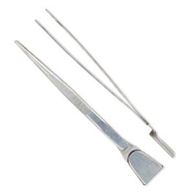 Handy Scoop and Tweezer / Bead Shovel Tool Stainless Steel  7''